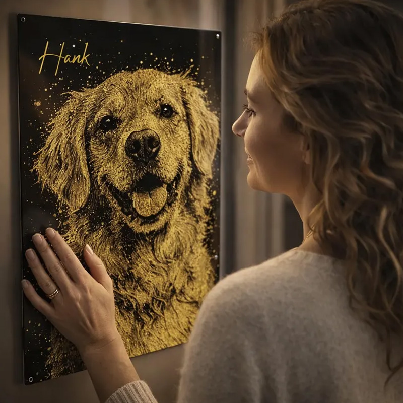 Personalized Pet Gift Custom Dog Portrait Pet Memorial Gift Custom Gift Portrait from Photo Custom Cat Painting Anniversary Gift Pet Art Wall Decor