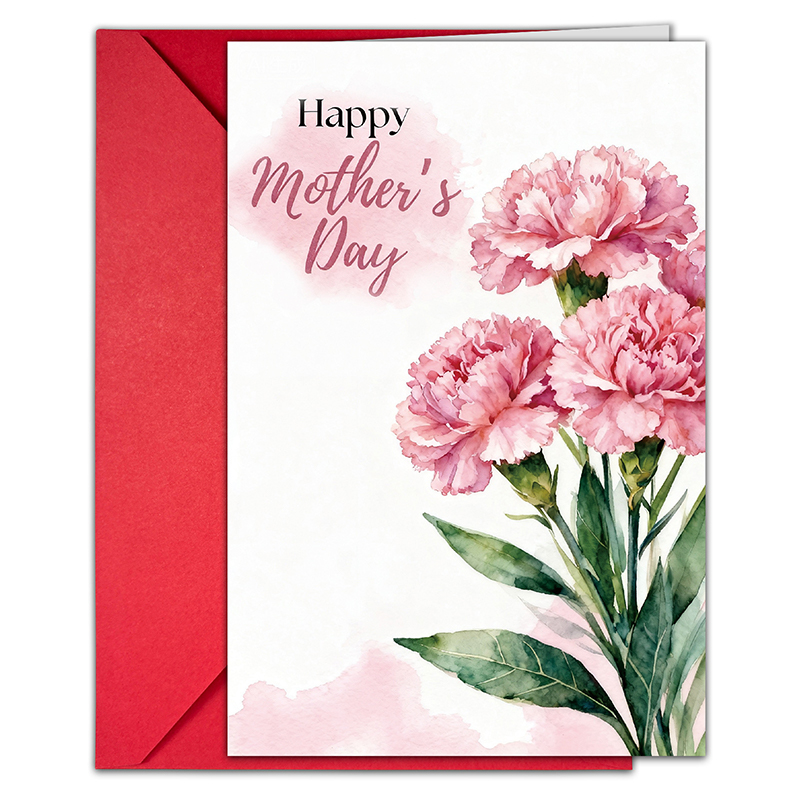 Mothers Day Card Floral Mothers Day Cards Flower Card for Mom  Mothers Day Gift  Happy Mother's Day