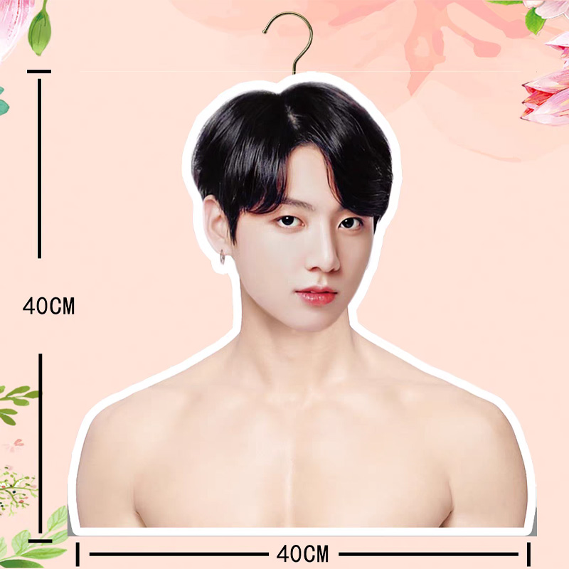 Personalized BTS Merchandise Human-Shaped Clothes Rack K-Pop Clothes Rack for ARMY