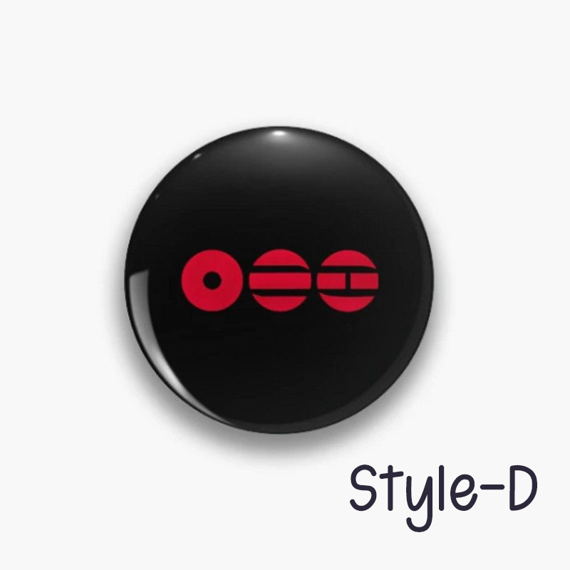 Kpop  Logo Brooch Creative Gift for Music Lovers Unique Accessory Kpop Fans Brooch
