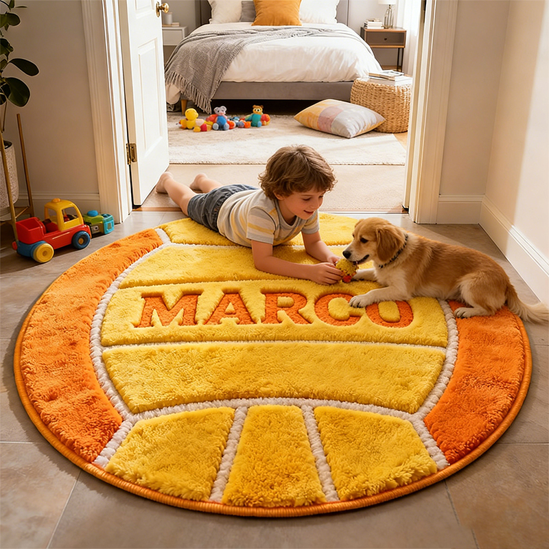 Personalized Water Polo Rug with Custom Name for Fans and Players  