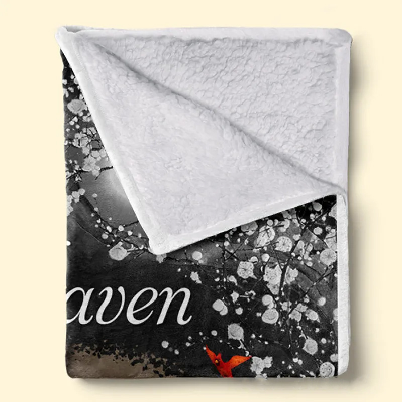 Personalized Photo Blanket Custom Christmas Memorial Sympathy Gifts for Loss of Loved One Your Love Will Always Be Our Guide