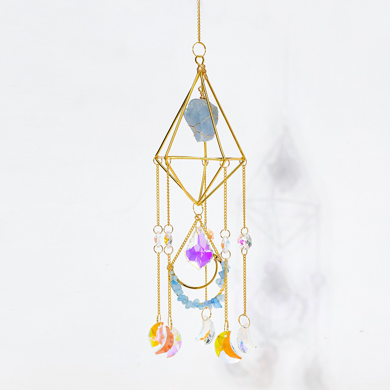 Sun Catcher for Window Hanging Healing Crystal Suncatcher Christmas Gift for Her Birthday Gift Wall Decor Boho Room Decor Rainbow Maker