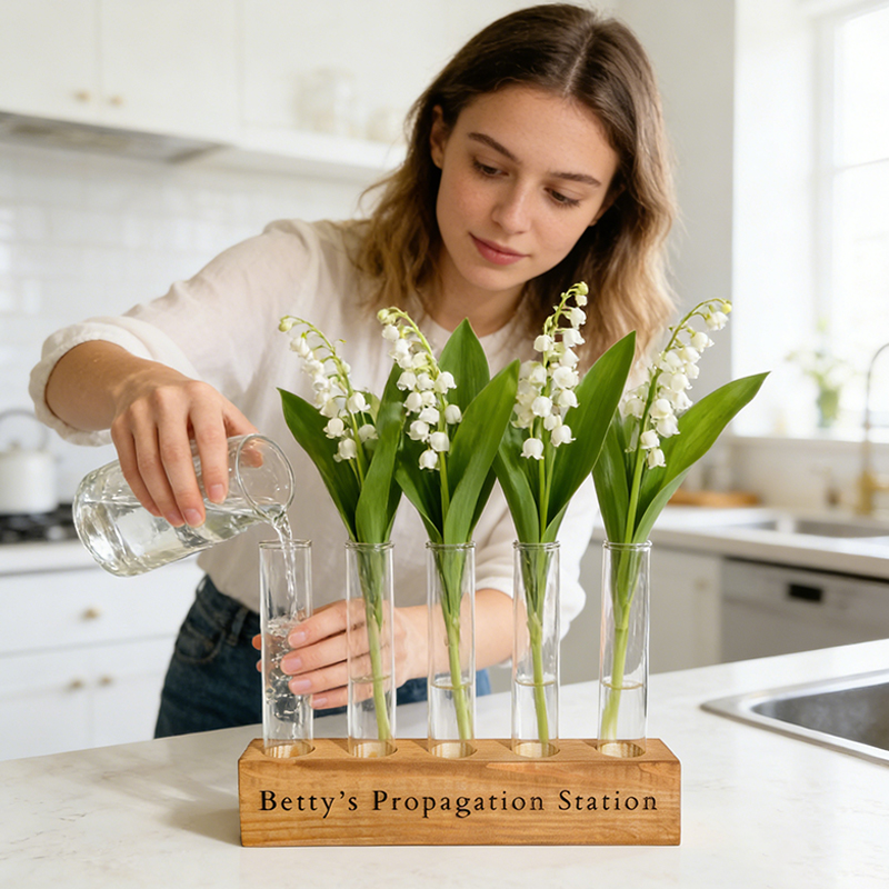 Personalized Custom Name Plant Propagation Station Custom Plant Gift for Plant Parents