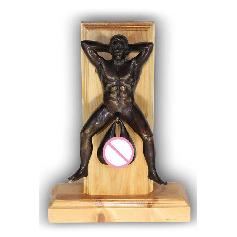 Personalized Funny Door Knocker Gag Gift for Men White Elephant Bachelorette Party Man Cave Housewarming and Fathers Day Gift