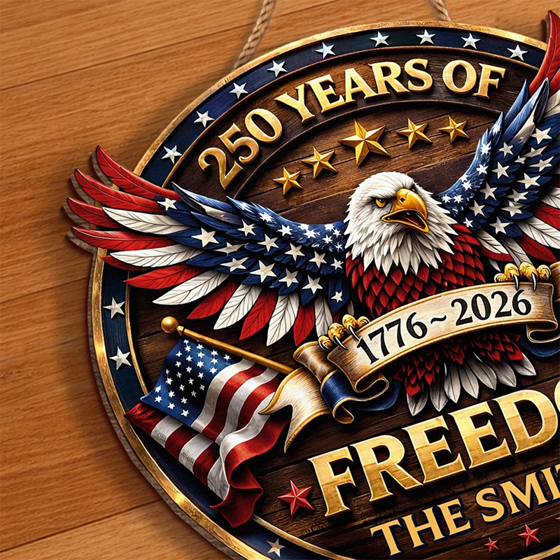 Personalized America 250th Anniversary Gifts for Mom Dad Brother Sister Kids Proud of Our Shared Stor