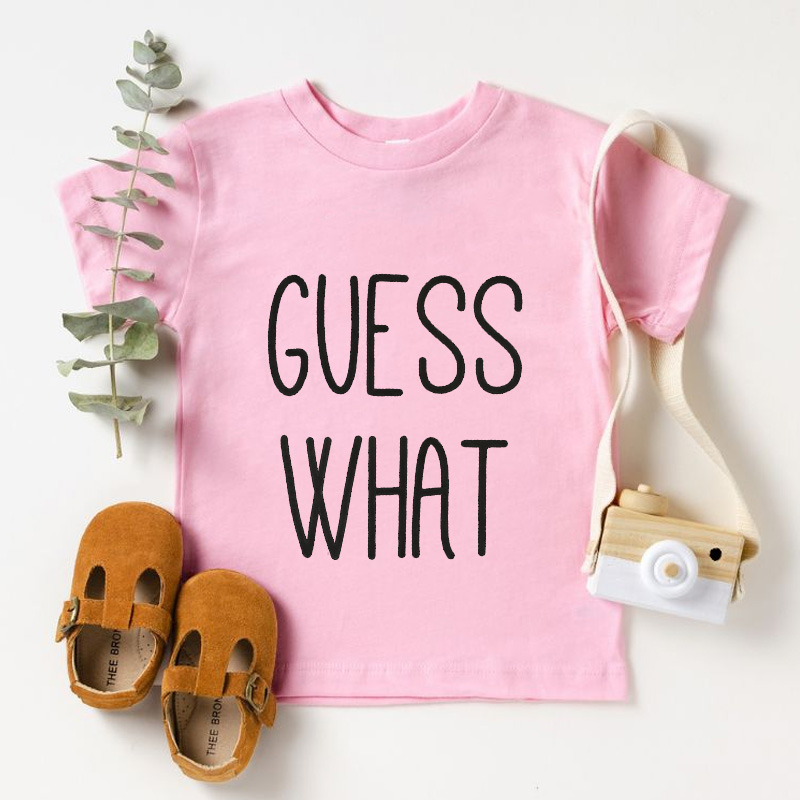 Guess What Chicken Butt Kids T-Shirt Funny Kids Shirt Birthday Gifts for Kids  Funny Shirts with Sayings
