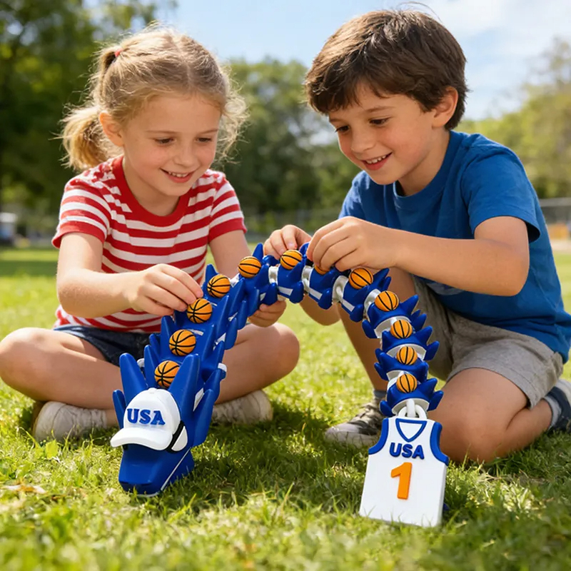 Personalized 3D Printed Basketball Dragon Toy with Custom Jersey for Basketball Loving Kids