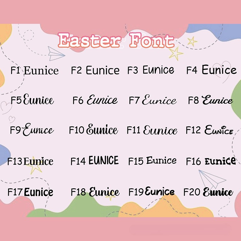 Personalized Bunny Rabbit with Name Plush Bunny Toy Easter Gift for Girls Boys