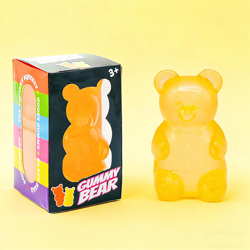 Personalized Bear Squishy Stress Toy Gummy Bear Squishy Toy Cute Bear Stress Reliever Anxiety Relief Gift
