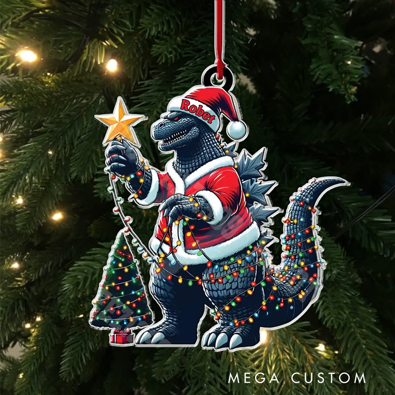 Personalized Monster and the Tree Movie Fan 2D Flat Acrylic Ornament Movie Christmas Gift Film Xmas Gift Christmas Decor