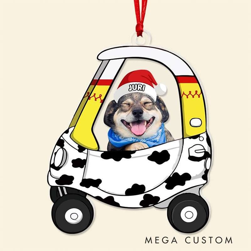Personalized Pet Driving Movie Fan Acrylic Ornament Movie Christmas Gift Film Xmas Gift Christmas Decor