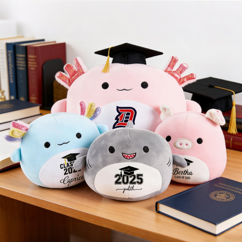 Personalized Squishmallow Class of 2026 Graduation Gift Graduation Squishmallow Graduation University Plush Gift for Graduates Graduation Keepsake