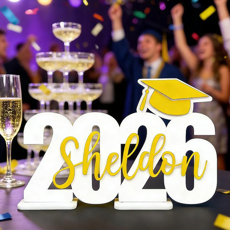 Personalized Graduation Party Sign Graduation Decorations 2025|2026 Gift Table Decorations Dessert Table or Centerpieces