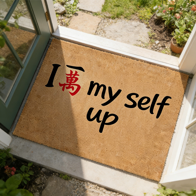 I Crack Myself up Mahjong Doormat Mahj House Decor Mahjong Outdoor Mat Housewarming Gift Mahjong Lover Player Gamer Gift