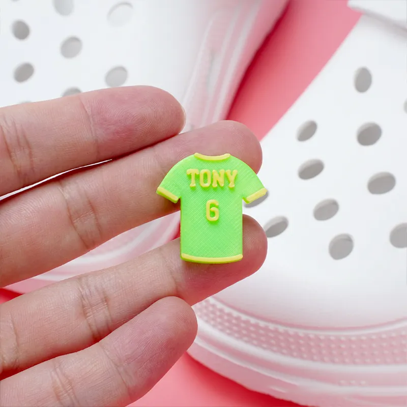 Personalized Jersey Shoe Charms Add Unique Flair to Your Footwear