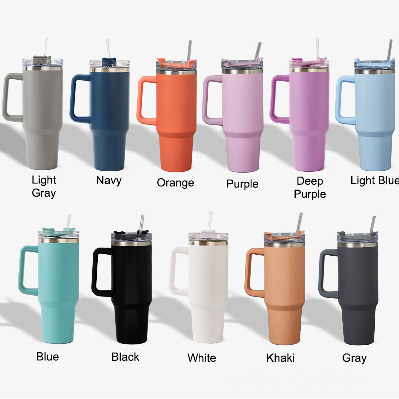 Personalized Coffee and Jesus 40oz Tumbler with Custom Name with Handle and Straw Insulated Large Water Bottle Cup Christian Gift for Coffee Lover