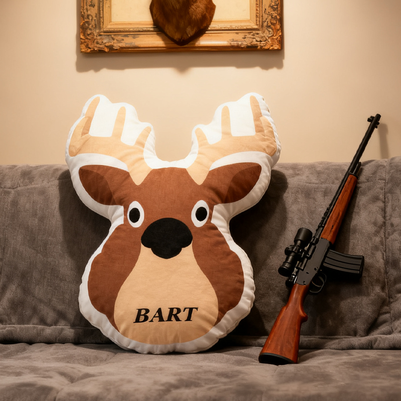 Personalized Deer Hunting Pillow Custom Hunting Lover Pillow Gift for Kid Hunting Lover