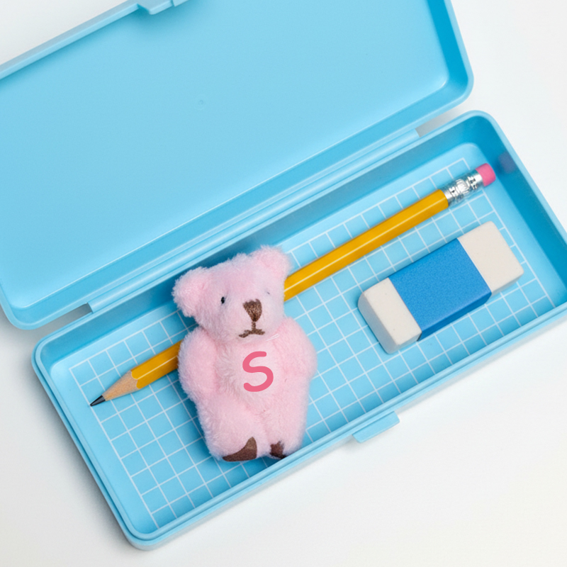 Personalized Mini Teddy Bear with Initial Pocket Sized Plush Toy and Keychain for Kids  Very Tiny Soft Fuzzy Stuffed Teddy Bear