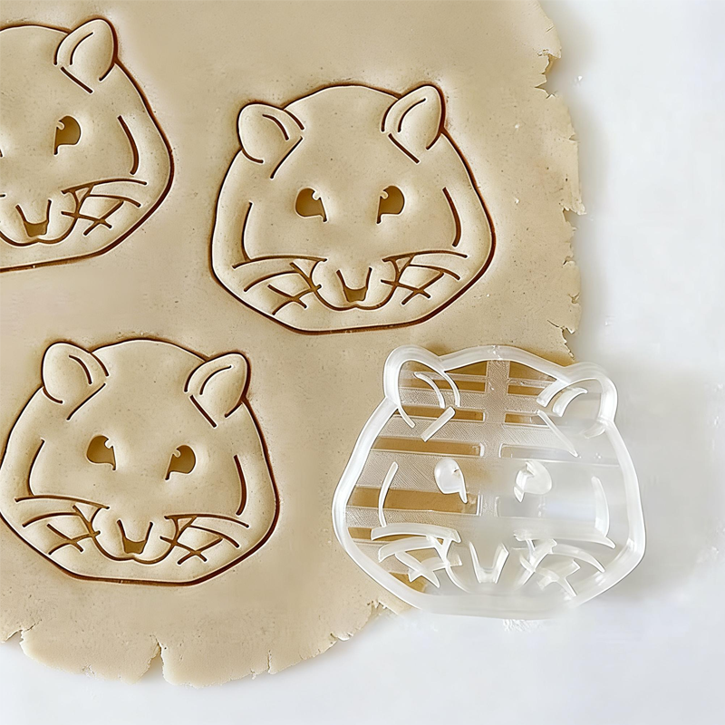 Cartoon Hamster Cookie Cutter Children Biscuit Birthday Gifts for Kids