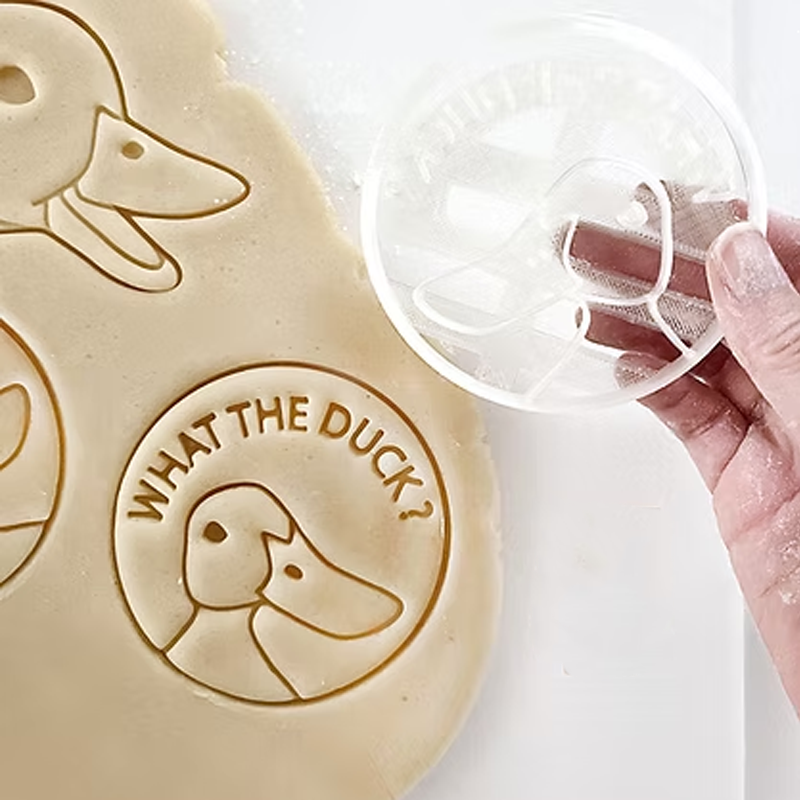 Cartoon What the Duck Cookie Cutter Children Biscuit Birthday Gifts fo