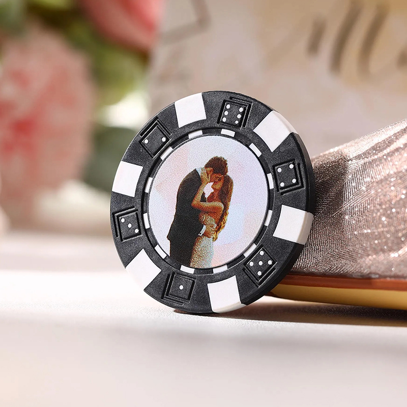 Personalized Wedding Poker Chips Set Custom Poker Chips With Photo Engagement Keepsake Drink Tokens Vegas Casino Party Favors Gift