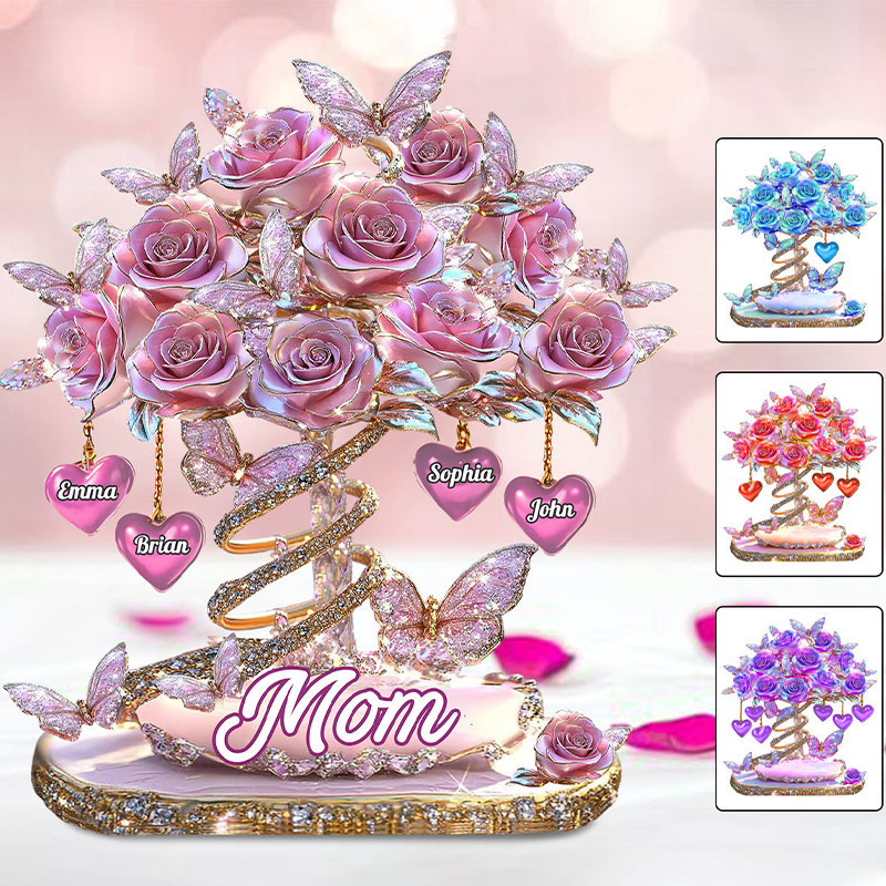  Personalized Mother Best Mom Ever Shaped Acrylic Plaque Unique Gift for Grandma Mom