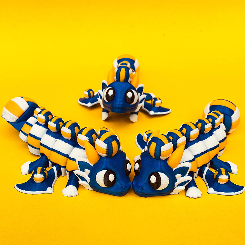 Personalized 3D Printed Volleyball Dragon and Egg Toy Set with Custom Name for Kids and Fans