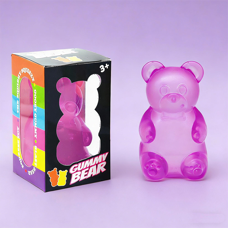 Personalized Bear Squishy Stress Toy Gummy Bear Squishy Toy Cute Bear Stress Reliever Anxiety Relief Gift