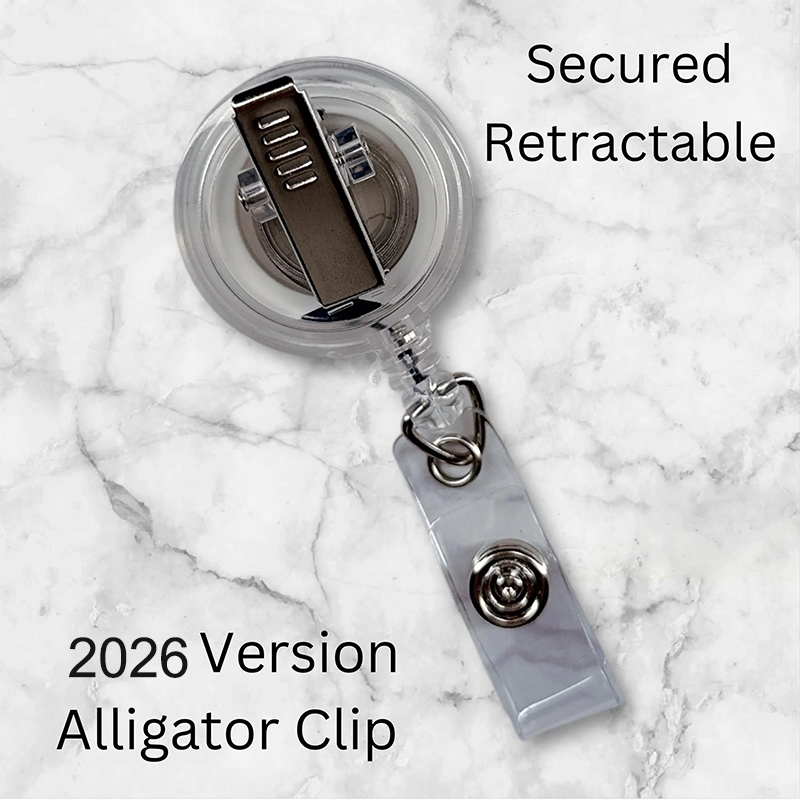 Personalized Badge Reel Nurse Badge Reel Funny Dog Badge Reel Cat Badge Reel Retractable Badge Holder ID Badge Buddy 