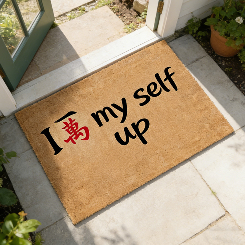I Crack Myself up Mahjong Doormat Mahj House Decor Mahjong Outdoor Mat Housewarming Gift Mahjong Lover Player Gamer Gift