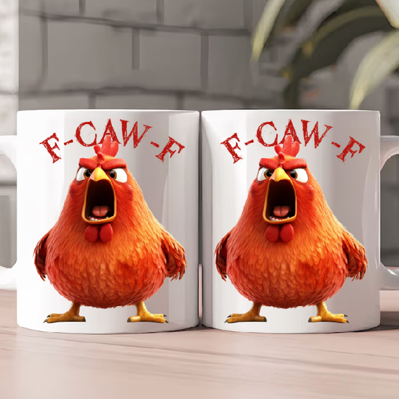 Personalized Funny Mug Humorous Crow Mug