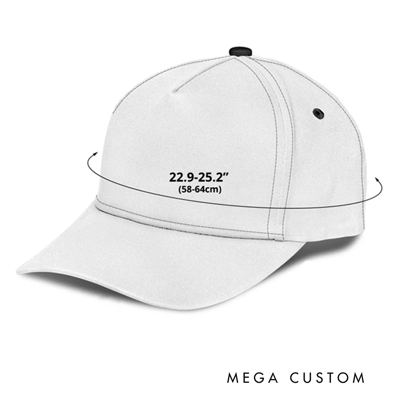 Personalized Name 3D Print Baseball Cap With Adjustable Snap for Music Lover Perfect Music Lovers Guitar Lovers Custom Gift Hat
