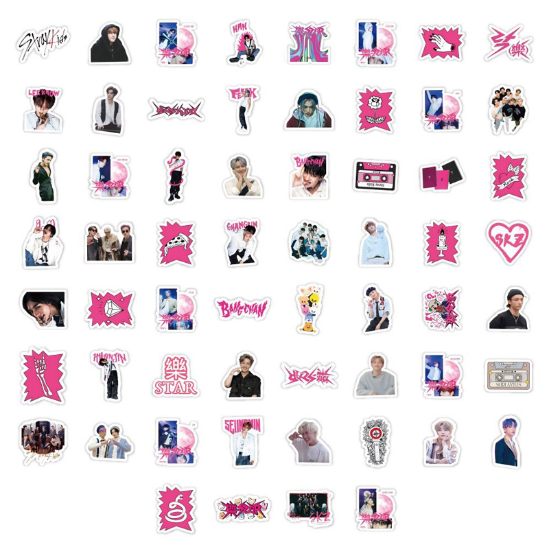 60PCS Kpop World Tour Members Gift Sticker Decorative Waterproof Decals