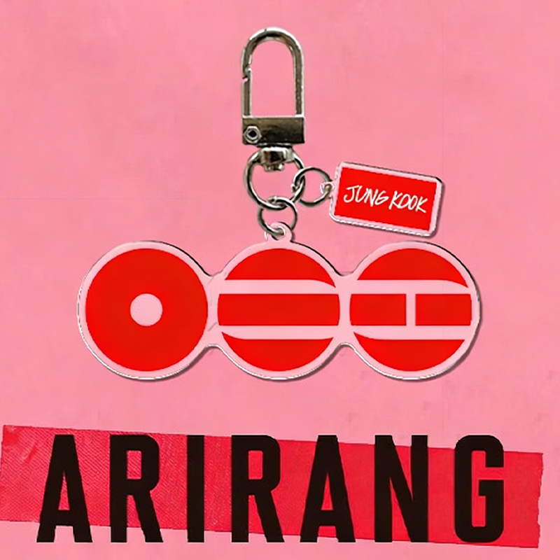 Personalized 2026 World Tour ARIRANG Acrylic Keychain with Member Name Tag for ARMY