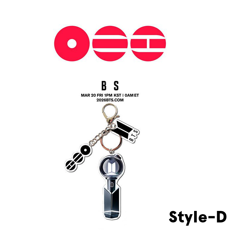 BTS Flat Acrylic Keychain Support Gift Retro Style Decorative Keychain