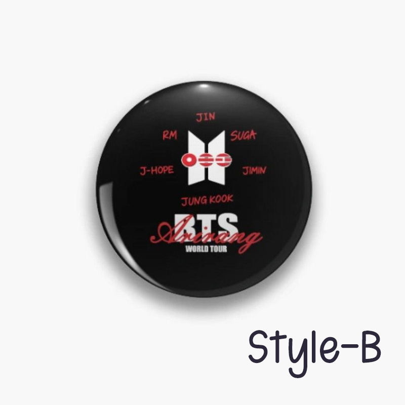 Kpop  Logo Brooch Creative Gift for Music Lovers Unique Accessory Kpop Fans Brooch