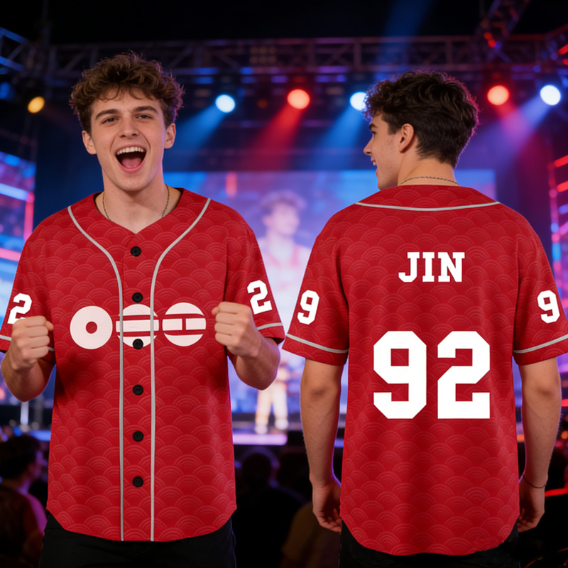 Personalized Kpop World Baseball Jersey K-Pop World Tour Shirt Fan Merch Members Jersey For Army Comeback 2026 Gift For Fans