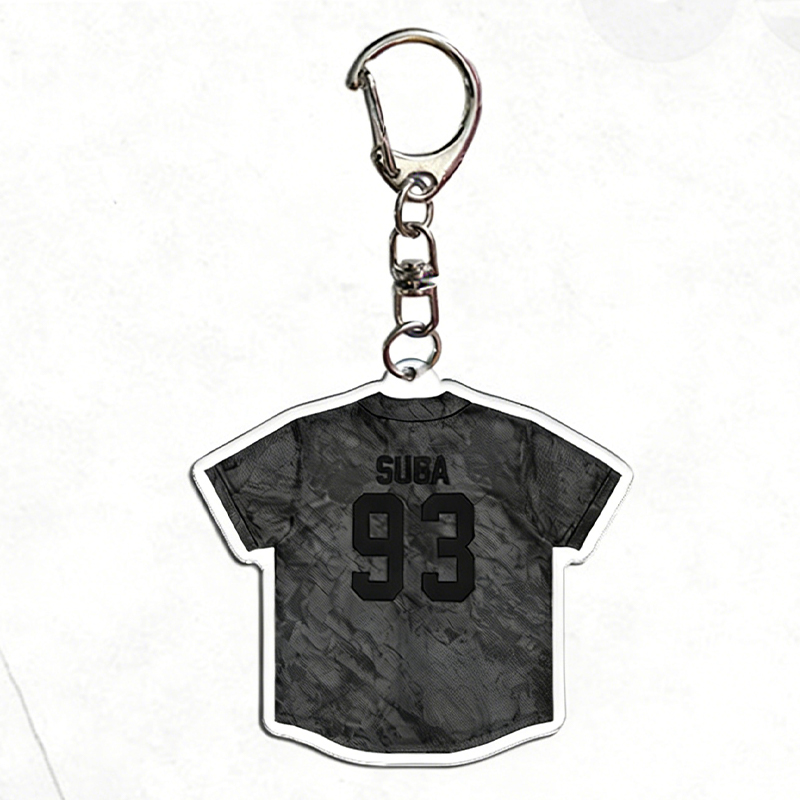 Personalized K-Pop Member Jersey Keychain for Concert and Fan Events