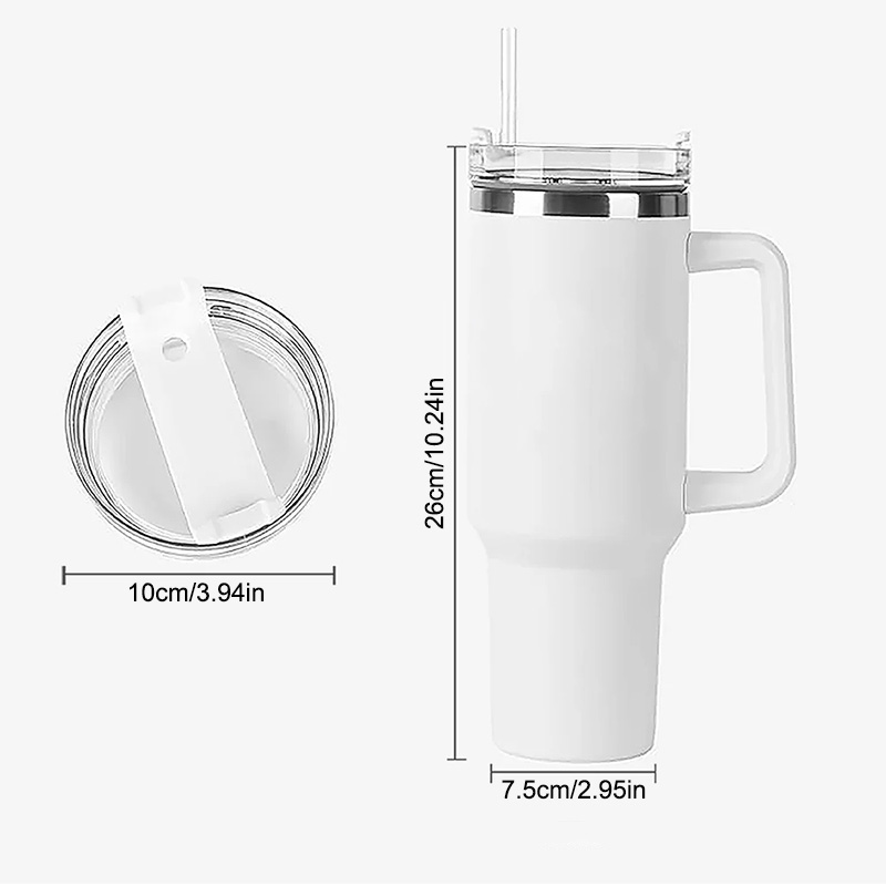 Personalized I Can Do All Things Through Christ 40oz Tumbler with Custom Name Handle and Straw Insulated Large Water Bottle Cup Religious Gift for Her