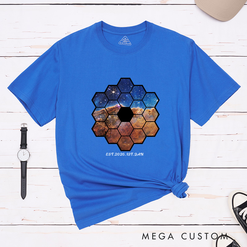 Personalized Telescope Universe Photograph Astronomy Gifts Women in Science Shirt Space Lover Shirt for Geek Lover
