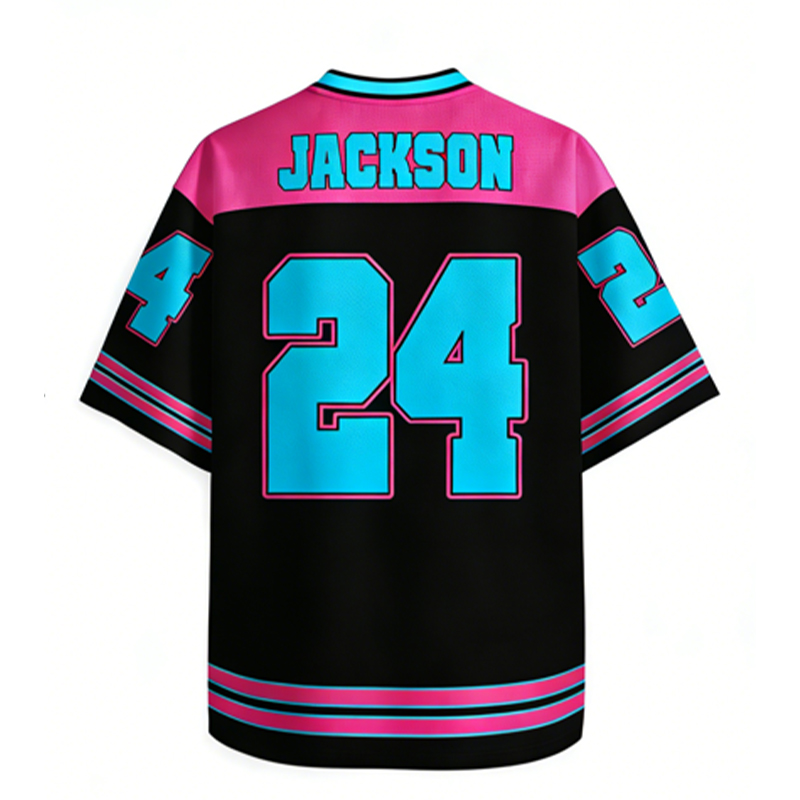 Personalized Game Day Football Mesh Jersey with Custom Name and Number for Sports Fans