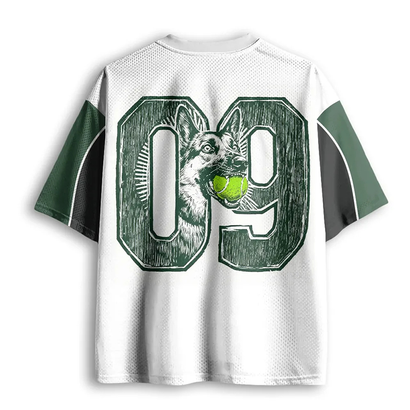 Personalized "No Take Only Throw" Dog Lover Sports Mesh Jersey Custom Number for Dog and Tennis Enthusiast
