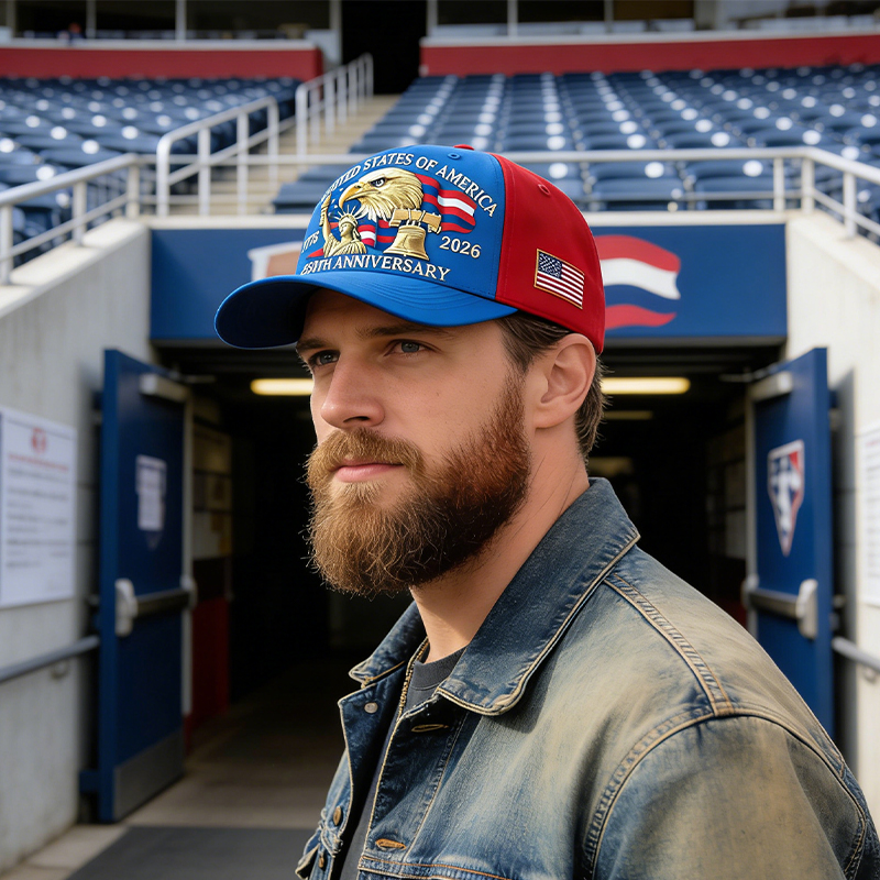 Personalized 250th Anniversary USA Hat Patriotic Eagle and Liberty Hat for American Pride Fans