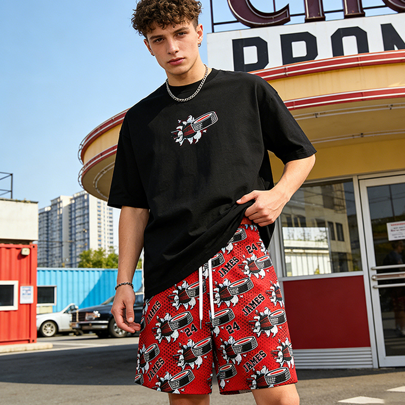 Personalized Ice Hockey Themed Athletic Shorts Custom Name and Number for Players & Enthusiasts