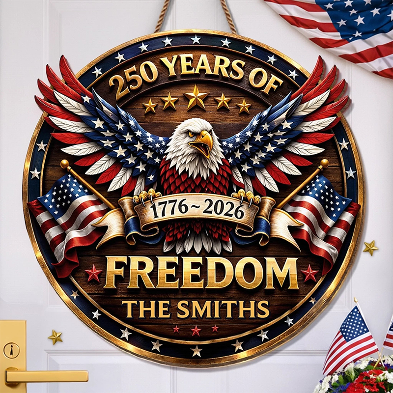 Personalized America 250th Anniversary Gifts for Mom Dad Brother Sister Kids Proud of Our Shared Stor