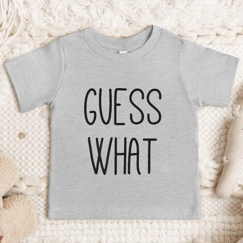 Guess What Chicken Butt Kids T-Shirt Funny Kids Shirt Birthday Gifts for Kids  Funny Shirts with Sayings