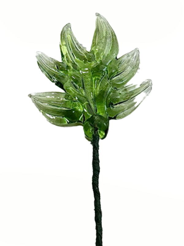 Personalized Glass Birth Month Flower Birth Flower Gift Hand Blown Spring Flower Glass Flower Bouquet Valentine's Day Gift For Her Home Decor-2