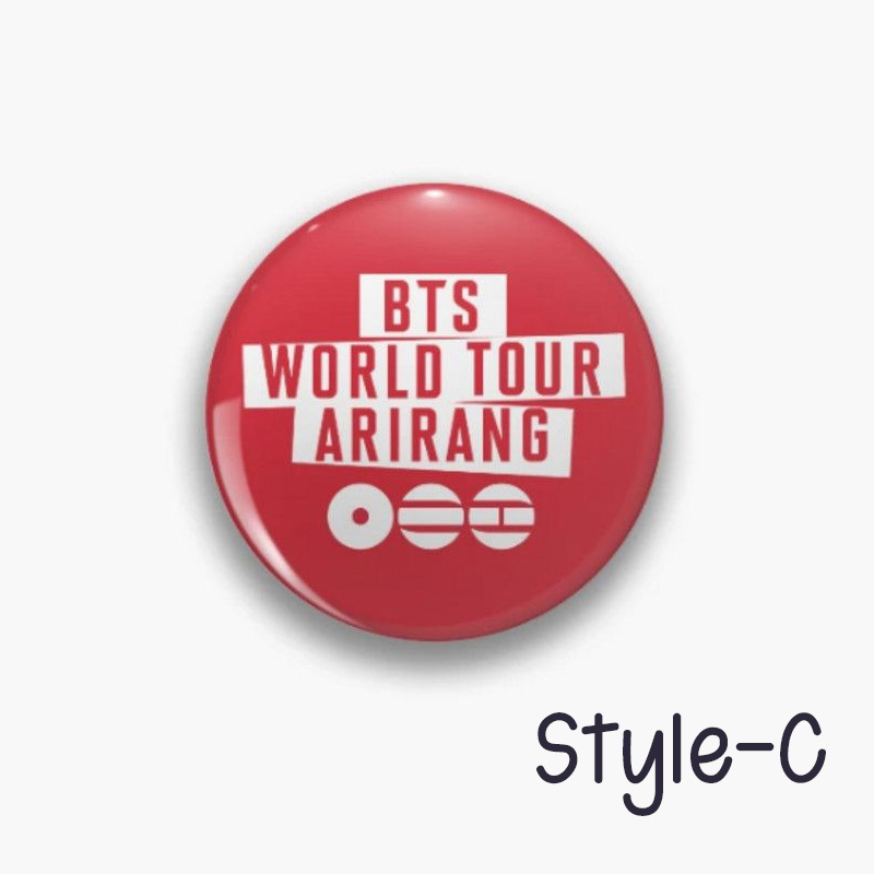 Kpop  Logo Brooch Creative Gift for Music Lovers Unique Accessory Kpop Fans Brooch