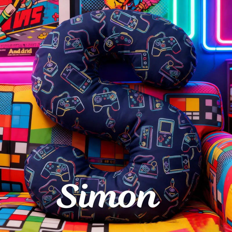 Personalized Gaming Controllers Pillow Games Console Gamers Joystick Handheld Lover Pillow Gift for Geek Game Lover